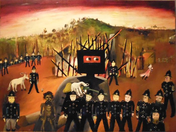 One of Sydney Nolan's Ned Kelly series