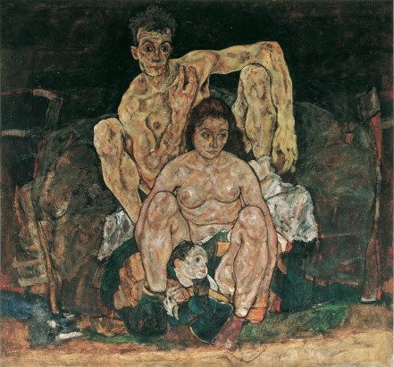Egon Schiele  The Family (Self Portrait), 1918 Oil on canvas © Belvedere, Vienna 
