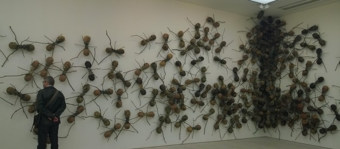 Rafael Gómezbarros's installation of giant ants, Casa Tomada