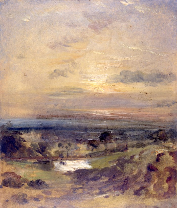 CON178.Branch Hill Pond Evening, John Constable, c.1821-2(c)Victoria and Albert Museum, London