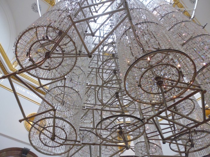 Ai WeiWei's Bicycle Chandelier at the Royal Academy
