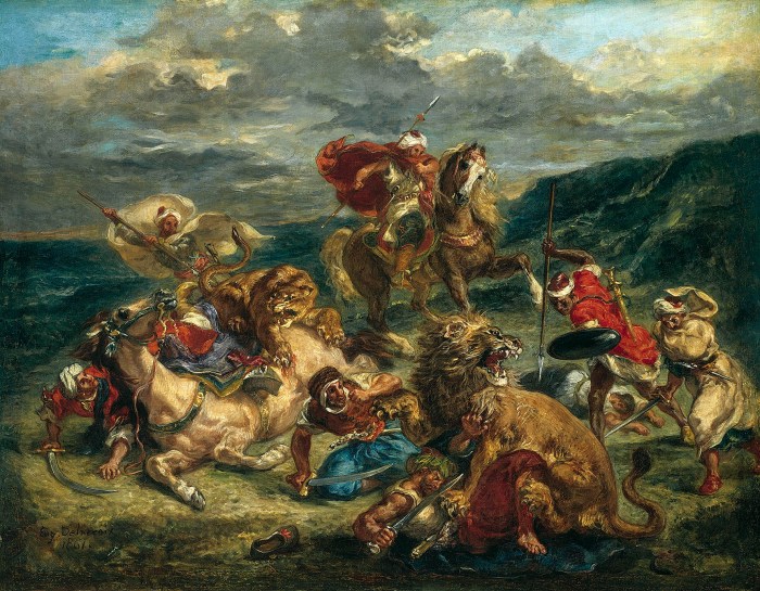 Lion Hunt, 1861