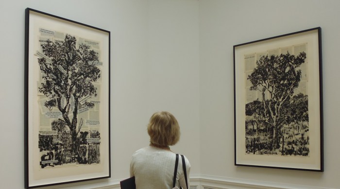 RA Summer exhibition - William Kentridge installation