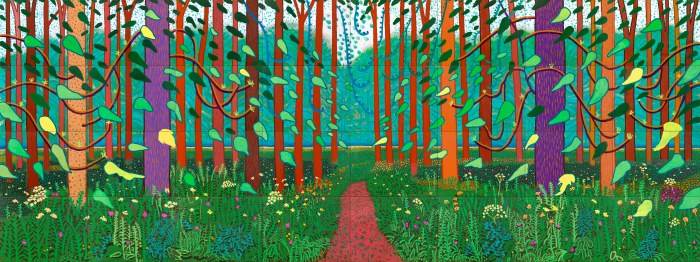 David Hockney Woldgate Woods 2006