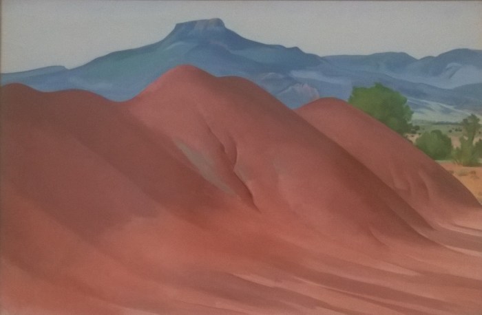 Georgia O'Keeffe - Pedernal with Red Hills 1936