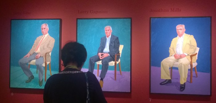 Hockney - early portraits in the series