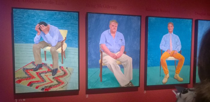 Hockney portraits - the beginning